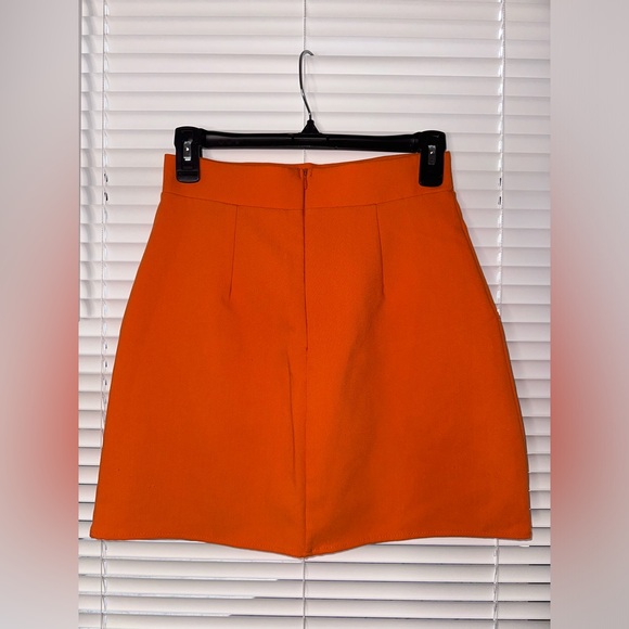 SKIRT , Quzu MADE IN TURKEY, Size: S , Color: Orange - Picture 2 of 3